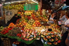 Obststand im Mercat de la Boqueria