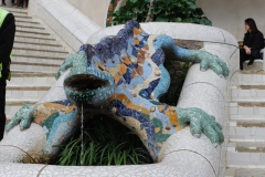 Die Echse am Eingan des Park Güell