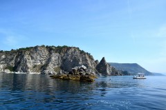 Das Capo Vaticano vom Meer aus