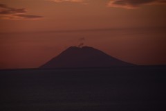 Der Stromboli beim Sonnenuntergang