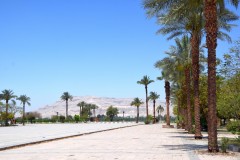 Blick von Karnak auf den Totentempel