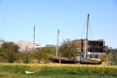 Boote am westlichen Nilufer